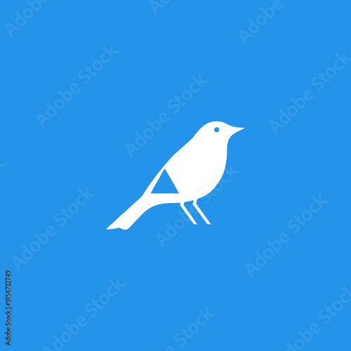 blue bird on a branch
