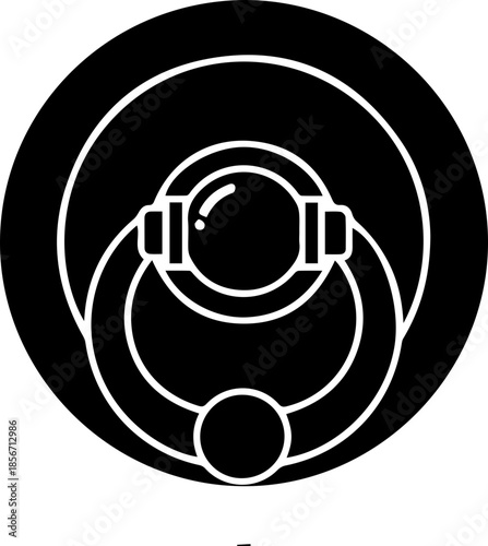 Classic black silhouette of a watering can ready to nourish plants and gardens with essential hydration for growth and beauty