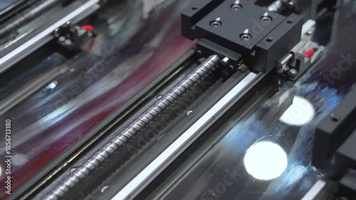 high quality and precision linear bushing drive or lead screw ball bearing of machine on table for industrial work