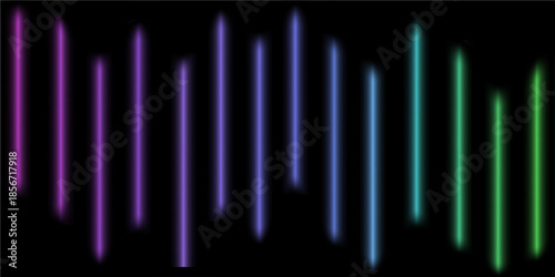 colorful neon bar shine on the dark