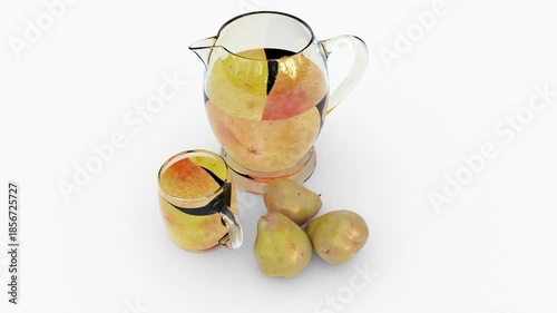 fresh pear juice