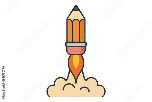 Pencil Rocket Launching