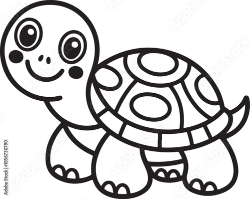 Animal Doodle tortoise eps vector file