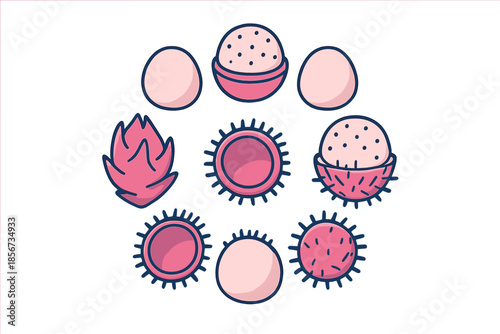 Tropical Fruit Icons