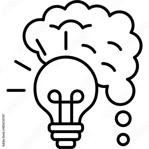 Brainstorm Outline Icon