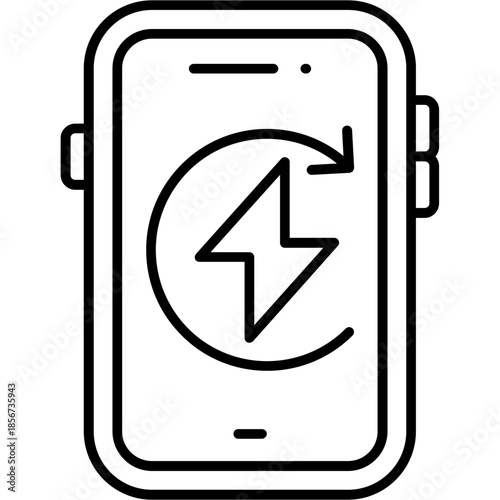Recharge Outline Icon