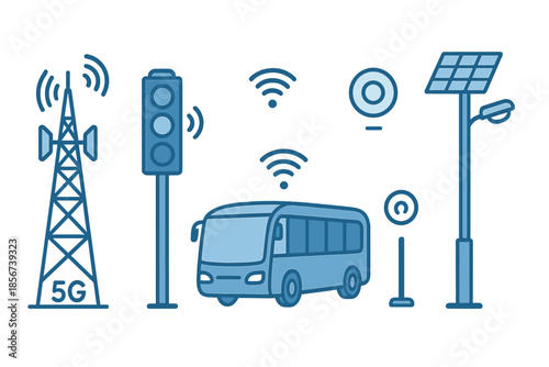 Smart City Technology Concept