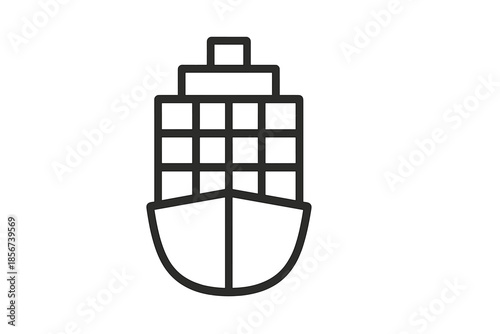 Container Ship Icon
