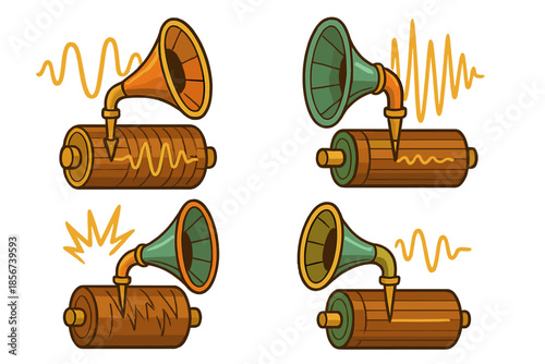 Vintage sound recording concept