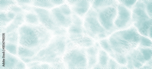 Blue and white water ripples light surface overlay background. 3d clear ocean surface pattern with reflection effect backdrop. Marble desaturated texture.
