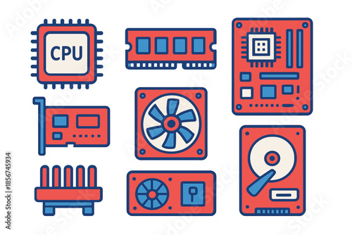 Computer Components Icons
