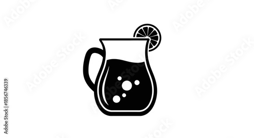 Black Lemonade in a Pitcher.