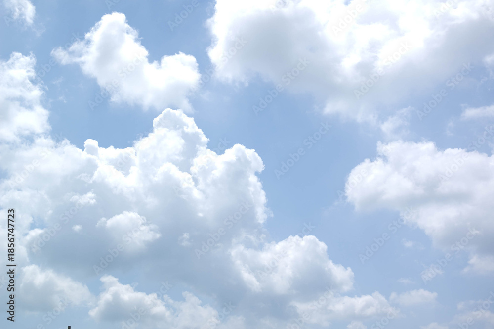 Obraz premium blue sky with clouds