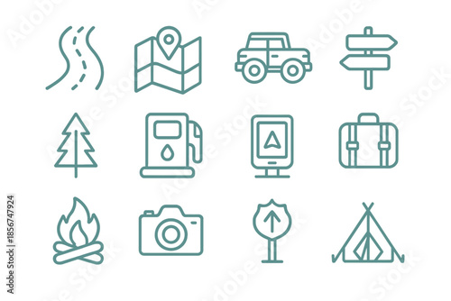 Travel and Adventure Icons