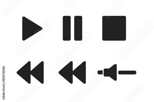Media Player Control Icons