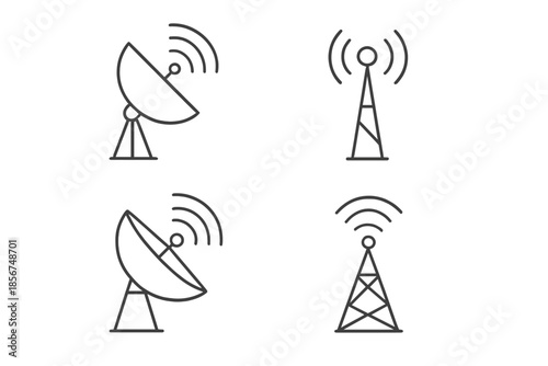 Communication and Network Icons