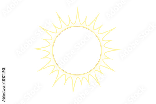 Stylized Sun with Corona