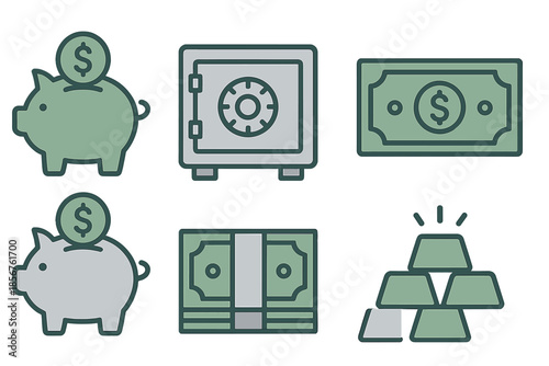 Finance and Investment Icons