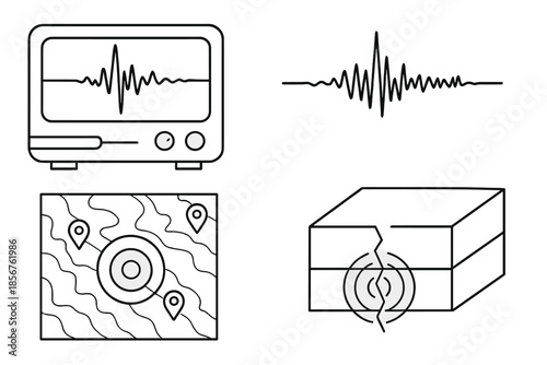 Seismograph and earthquake visualization
