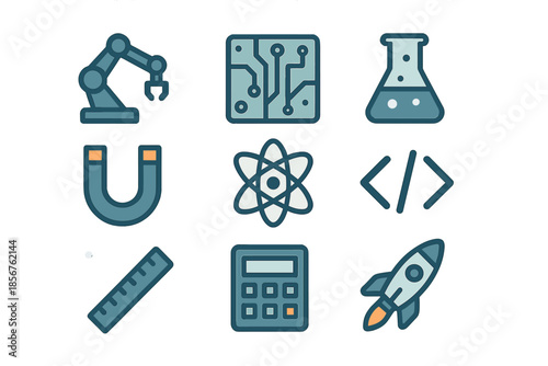 STEM icons collection