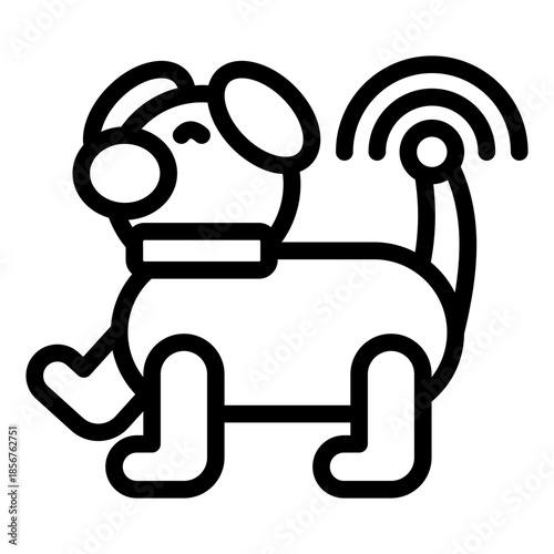 dog icon vector