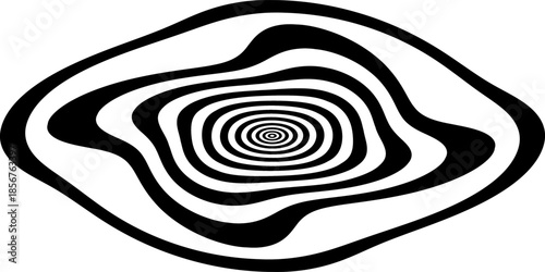 Abstracts disco spiral psihodelic tunnel background. animation. Virtual reality