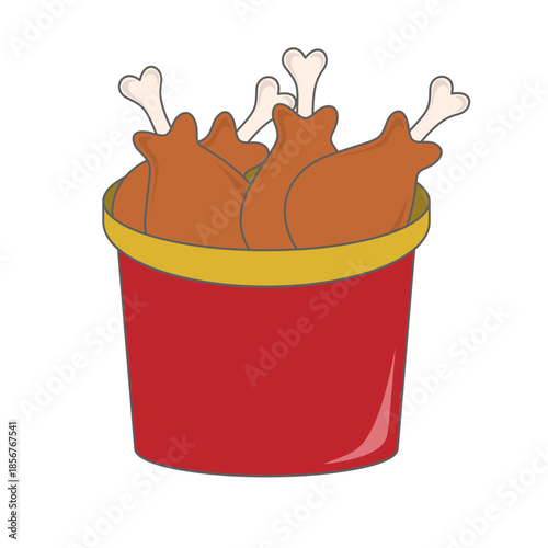 Sliced ​​French baguette