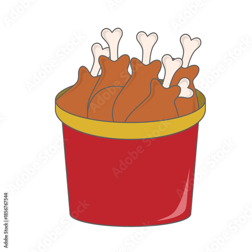 Sliced ​​French baguette