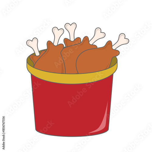 Sliced ​​French baguette