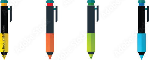 Colorful Ballpoint Pens: Vibrant Writing Tools for School, Office & Creative Projects - Smooth Ink, Durable Design, Bulk Packs & Gift Sets