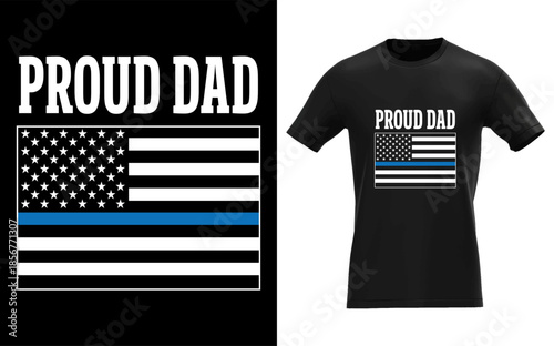 Proud Dad of Police Officer - Law Enforcement