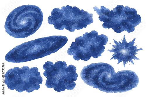 Cosmic Galaxy Shapes Collection