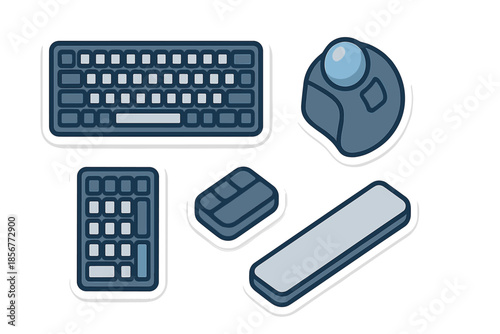 Computer Peripherals Sticker Pack
