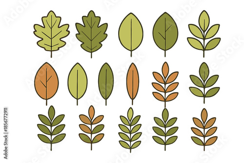 Autumn leaves pattern on a dark background