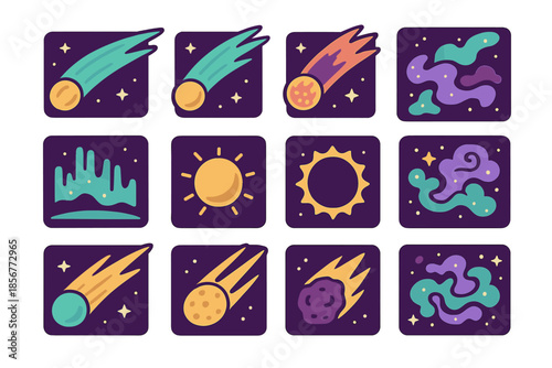 Cosmic Icons Set