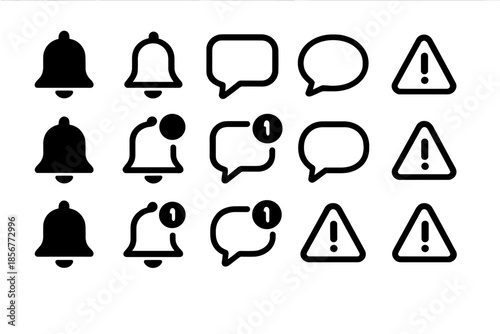 Notification Icons Set