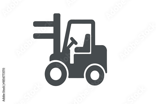 Forklift icon on a gradient background