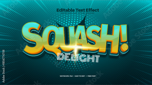 Squash Delight Text Effect