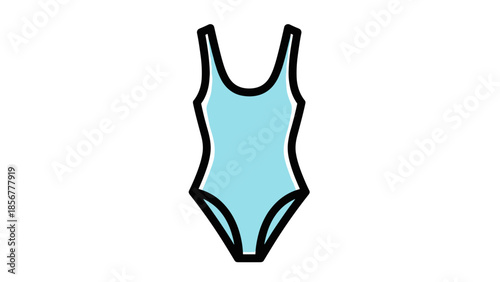 Simple Illustration of a Swimsuit.