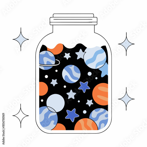 A jar of pickled tomatoes