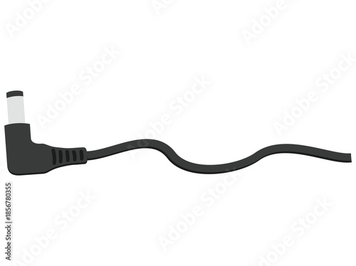 DC Power Cable Connector Clip Art

