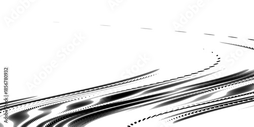 Wave halftone pattern. Halftone dots background. Vector