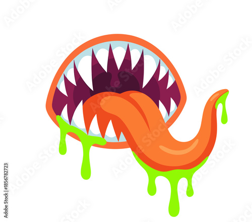 monster, mouth, teeth, tongue, fangs, scary, cartoon, creatures, faces, expressions, colorful, spooky, halloween, funny, jaws, smiles, growl, fantasy, characters, illustration
