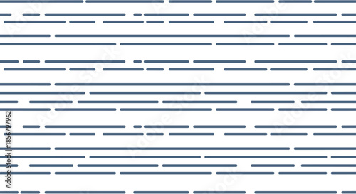 Simple horizontal dashed line pattern in dark blue on a white background for a clean and minimal geometric texture.