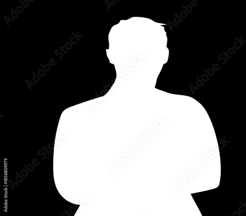 silhouette of a man