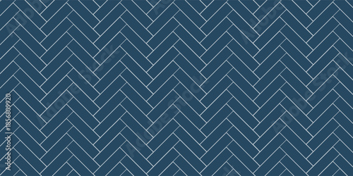 Herringbone floor Herringbone floor seamless pattern. Herringbone texture. Linear cladding surface. Vector.