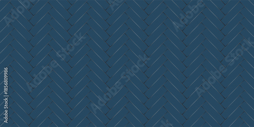 Herringbone floor Herringbone floor seamless pattern. Herringbone texture. Linear cladding surface. Vector.