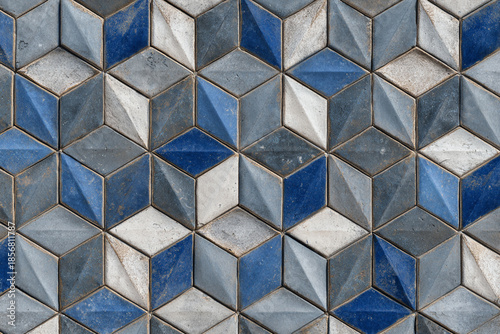 geometric cube pattern abstract background