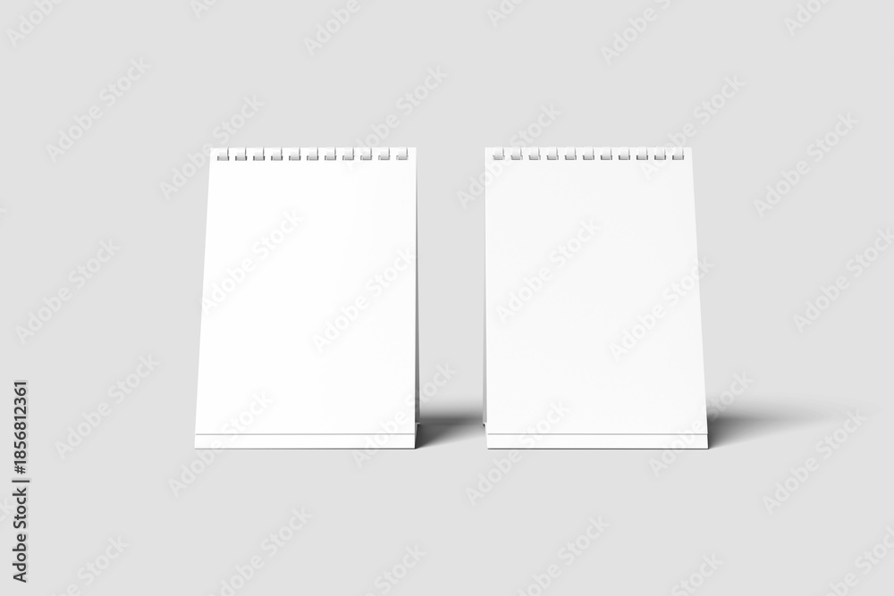 Naklejka premium Blank Desk Calender Mockup