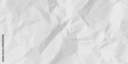 crumpled torn and old white paper